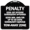 Signmission Penalty $250 1st Offense Subsequent Offenses $250 Min. and or Up to 90 Days Community, BW-1818-23333 A-DES-BW-1818-23333 - alternate 1